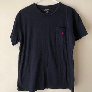 Navy Polo Pocket Tee